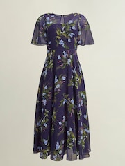 Hobbs Blue Callie Dress - Image 4 of 4