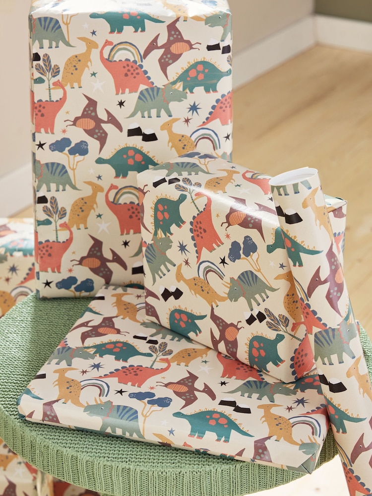 Dinosaurs 10 Metre Wrapping Paper - Image 1 of 4