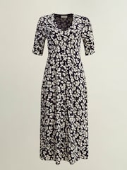 Hobbs Blue Bonnie Dress - Image 4 of 4