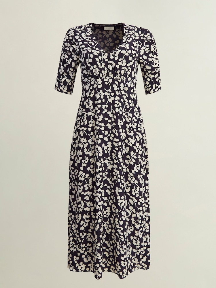 Hobbs Blue Bonnie Dress - Image 4 of 4 Hobbs Blue Bonnie Dress - Image 4 of 4