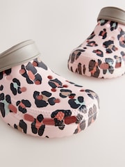 Pink Animal Print Clogs - Image 5 of 5