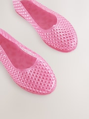 Hot Pink Jelly Ballet Shoes - Image 3 of 5