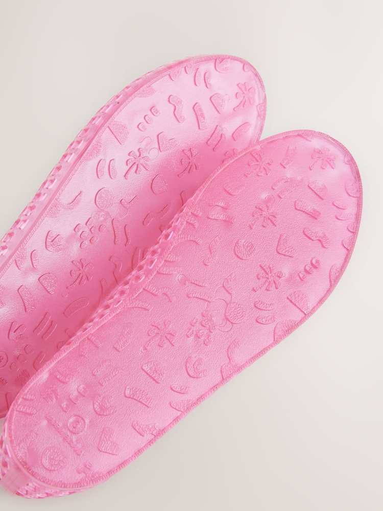 Hot Pink Jelly Ballet Shoes - Image 5 of 5