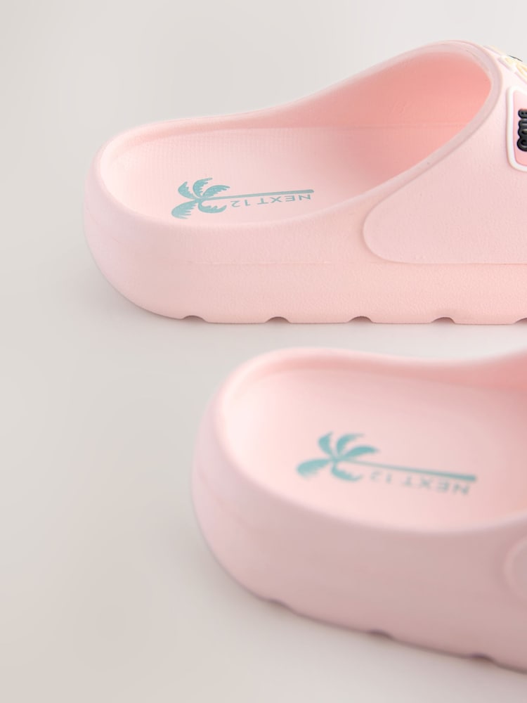 Diseño con insignia en rosa - Chanclas de suela gruesa - Imagen 5 de 5 Diseño con insignia en rosa - Chanclas de suela gruesa - Imagen 5 de 5