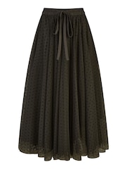 Yumi Black Mesh Tulle Skirt - Image 4 of 4
