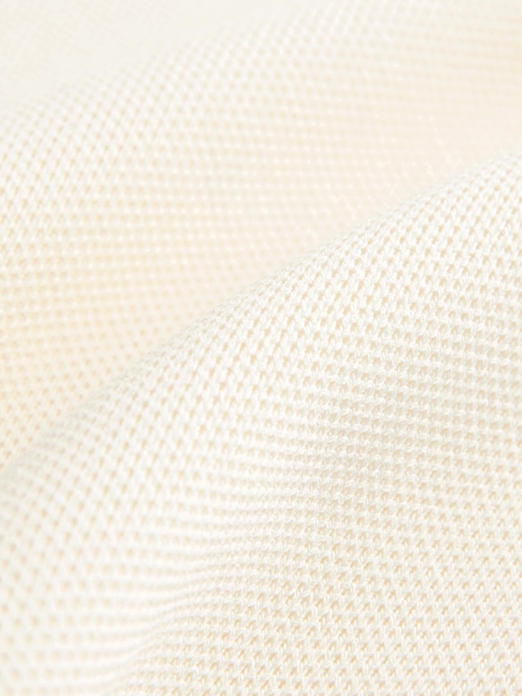 White/Ecru Smart Knitted Button Waistcoat Top - Image 6 of 7