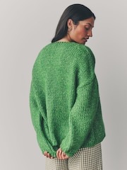 Green Bright Soft Touch Cardigan - Image 4 of 8