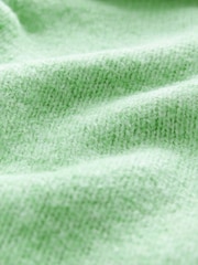Green Bright Soft Touch Button Up Pocket Knitted Cardigan - Image 6 of 7