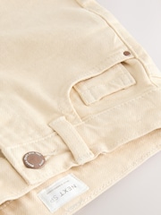 Ecru White Pull On Shorts - Image 2 of 3