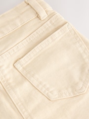 Ecru White Pull On Shorts - Image 3 of 3