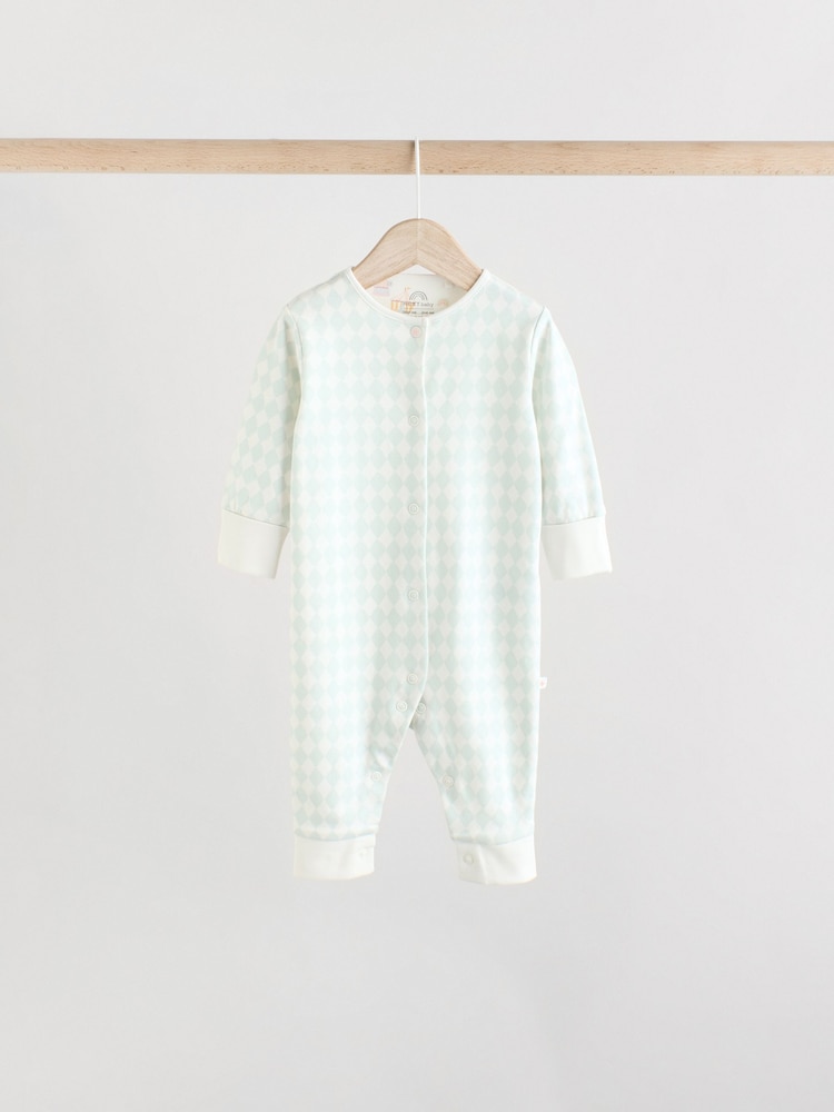 Pink 5 Pack Circus Print Baby Sleepsuit (0mths-3yrs) - Image 5 of 15