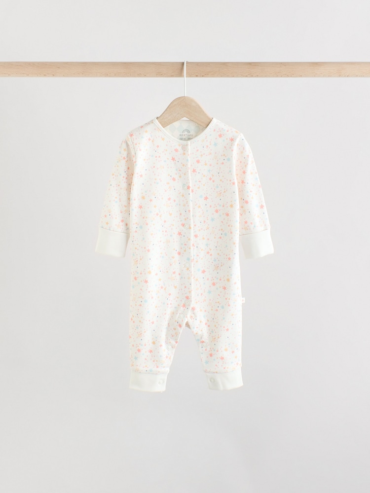 Pink 5 Pack Circus Print Baby Sleepsuit (0mths-3yrs) - Image 6 of 15