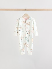 Pink 5 Pack Circus Print Baby Sleepsuit (0mths-3yrs) - Image 7 of 15