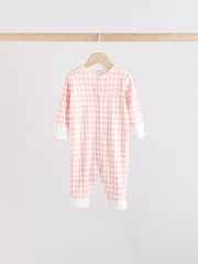 Pink 5 Pack Circus Print Baby Sleepsuit (0mths-3yrs) - Image 8 of 15