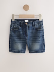 Denim 5 Pocket Distressed Shorts - Image 1 of 2