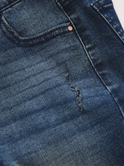 Denim 5 Pocket Distressed Shorts - Image 2 of 2