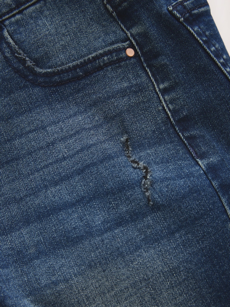 Denim 5 Pocket Distressed Shorts - Image 2 of 2
