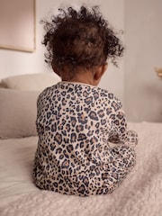 Braun - Baby-Schlafanzüge mit Tiermuster aus 100 % Baumwolle im 3er-Pack (0M.–2J.) - Bild 4 von 15