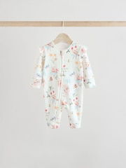 Pink Baby Fairy Bunny 100% Cotton Sleepsuits 3 Pack (0mths-3yrs) - Image 2 of 7