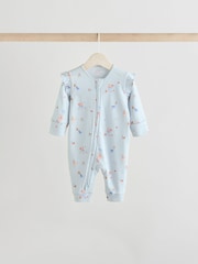Pink Baby Fairy Bunny 100% Cotton Sleepsuits 3 Pack (0mths-3yrs) - Image 4 of 7