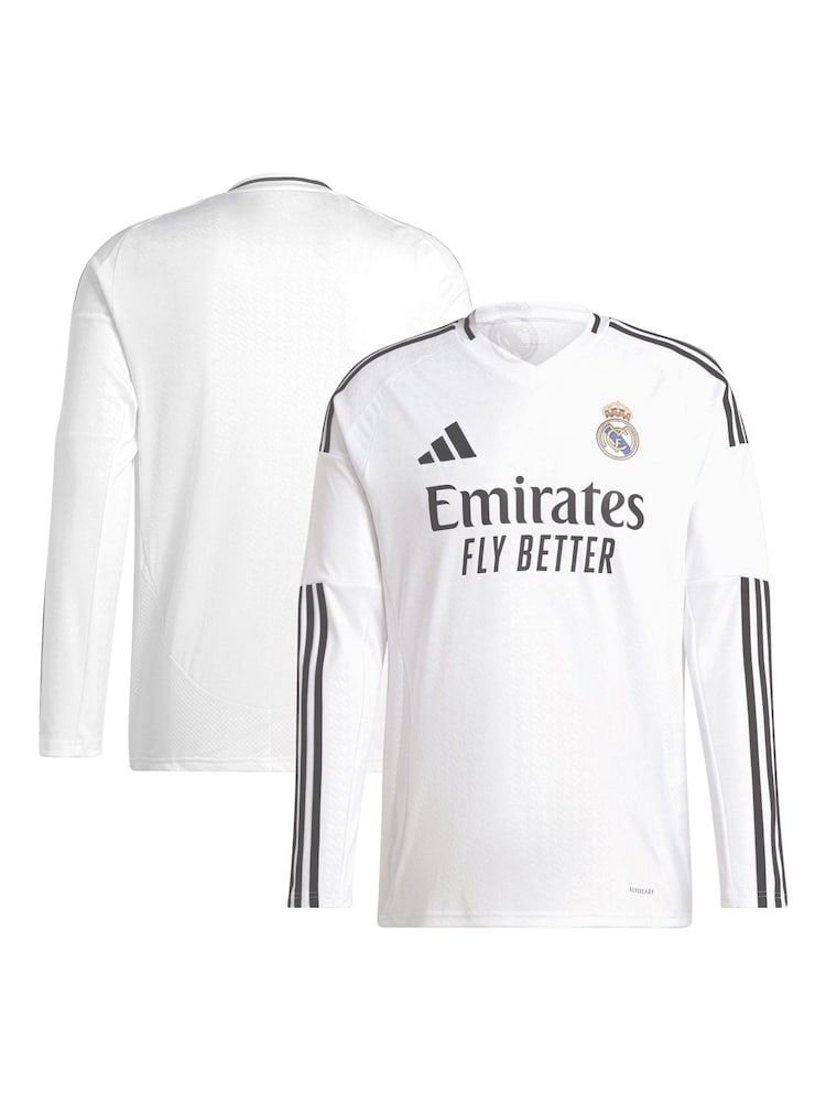 قميص بكم طويل مباراة العودة Real Madrid 2024-25 من Adidas - صورة 1 من 3