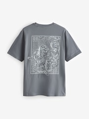 رمادي/وردي/إكرو - عادي - Graphic 100% Cotton T-Shirts 3 Pack - صورة 11 من 16