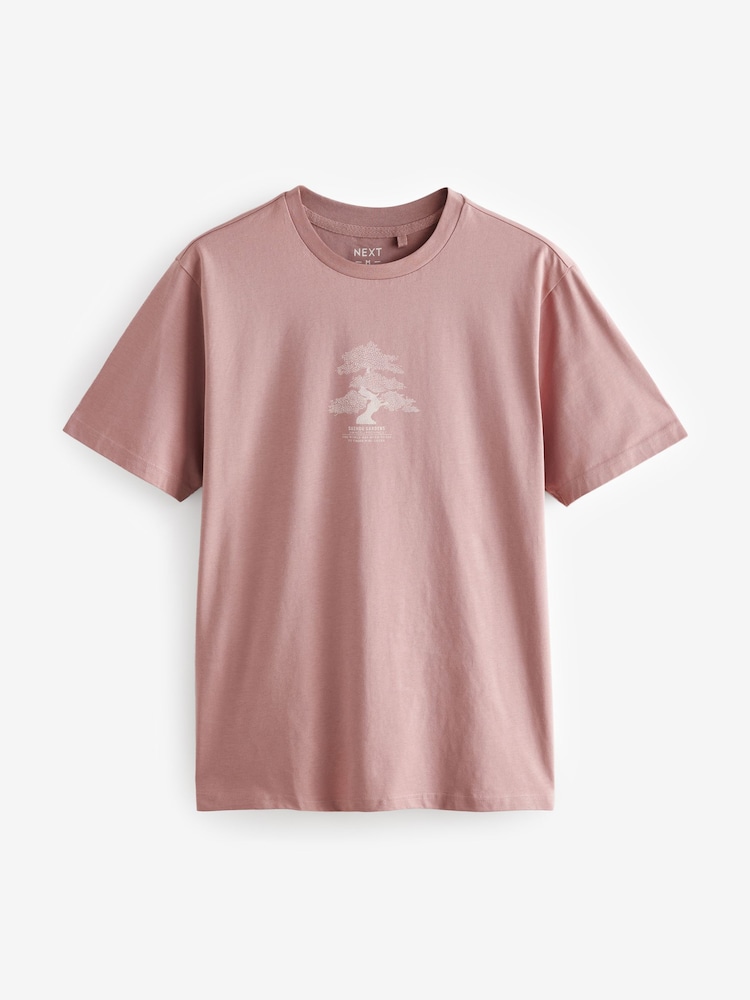 Grey/Pink/Ecru Graphic Print T-Shirt 3 Pack - Image 11 of 16
