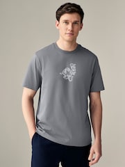 رمادي/وردي/إكرو - عادي - Graphic 100% Cotton T-Shirts 3 Pack - صورة 5 من 16