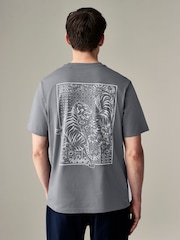 رمادي/وردي/إكرو - عادي - Graphic 100% Cotton T-Shirts 3 Pack - صورة 7 من 16