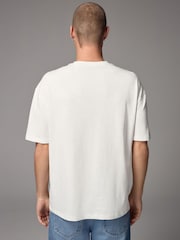 Кишеня кольору екрю - Вільний крій - Graphic Print Heavy Weight T-Shirt - Image 2 of 7