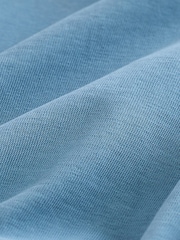 Blue Relaxed Fit 100% Cotton Heavyweight Japan Graphic T-Shirt - Image 7 of 9