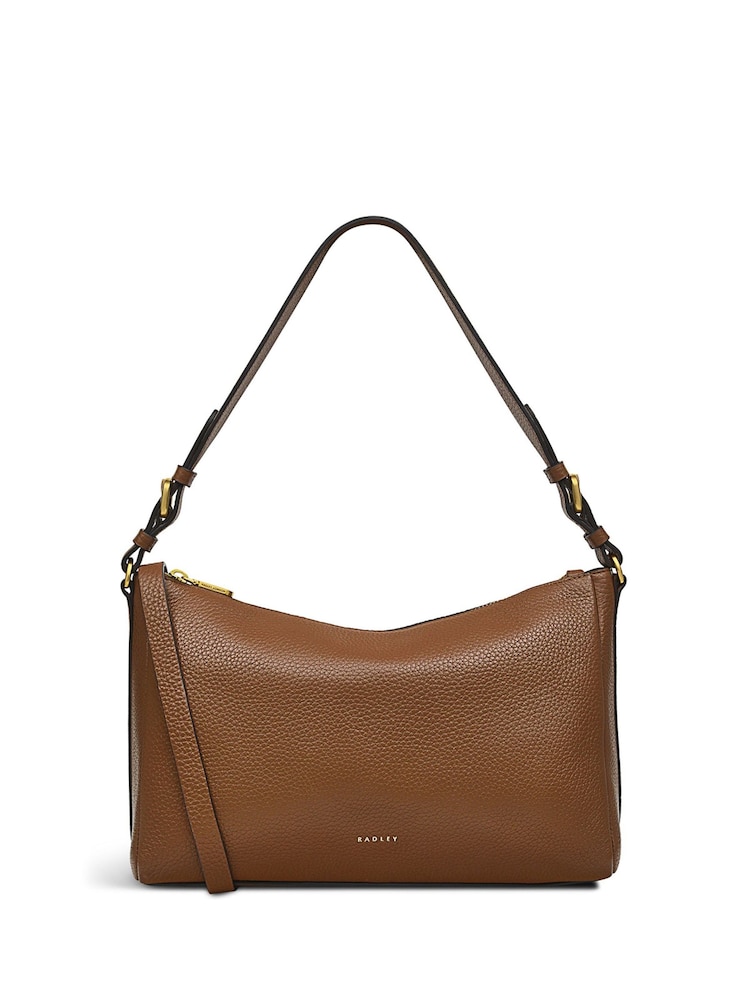 Radley London Medium Dukes Place Icon Ziptop Shoulder Brown Bag - Image 2 of 5
