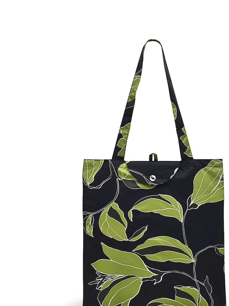 Radley London Bonsai Floral Responsible Black Foldaway - Image 1 of 4