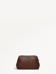 Radley London Medium Liverpool Street Icon Faux Croc Ziptop Cross-Body Brown Bag - Image 2 of 4