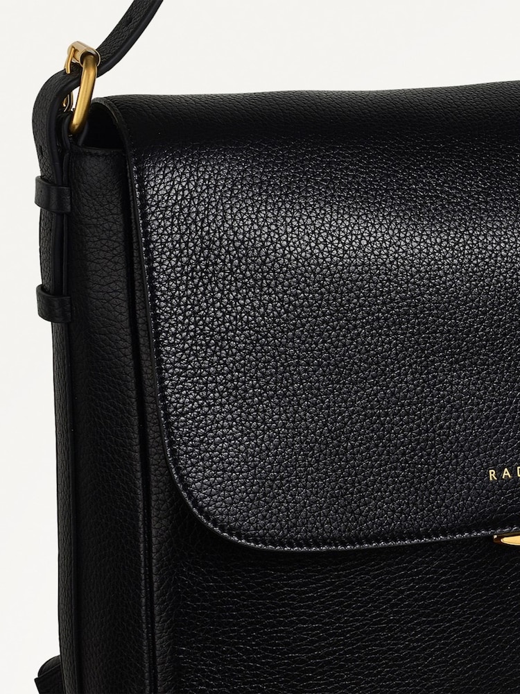 Radley Medium Graffton Street Flapover Black Backpack - Bild 5 von 5