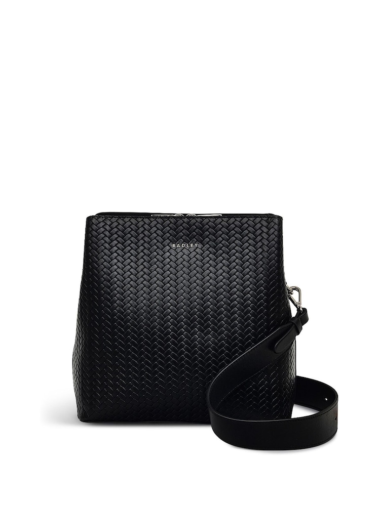 Radley Medium Dukes Place Icon Weave Emboss Compartment Cross-Body Bag - Image 1 of 5