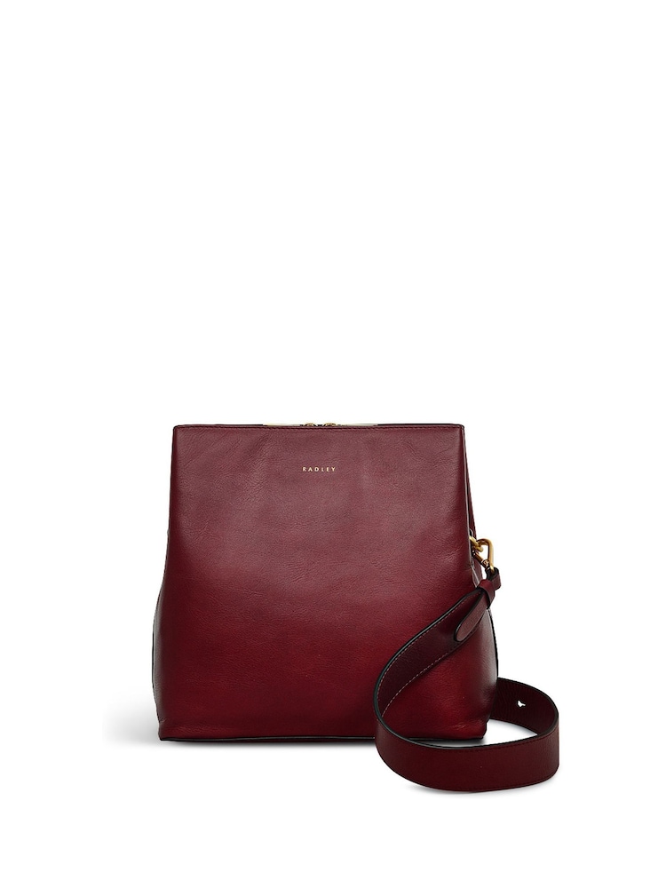 Radley London Medium Red Dukes Place Icon Compartment Cross-Body Bag - Image 1 of 5