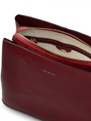 Radley London Medium Red Dukes Place Icon Compartment Cross-Body Bag - Image 5 of 5