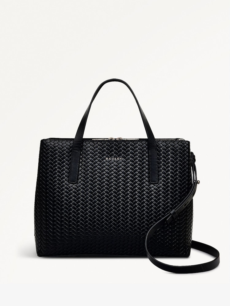 Radley London Medium Dukes Place Weave Ziptop Grab Bag - Image 1 of 4