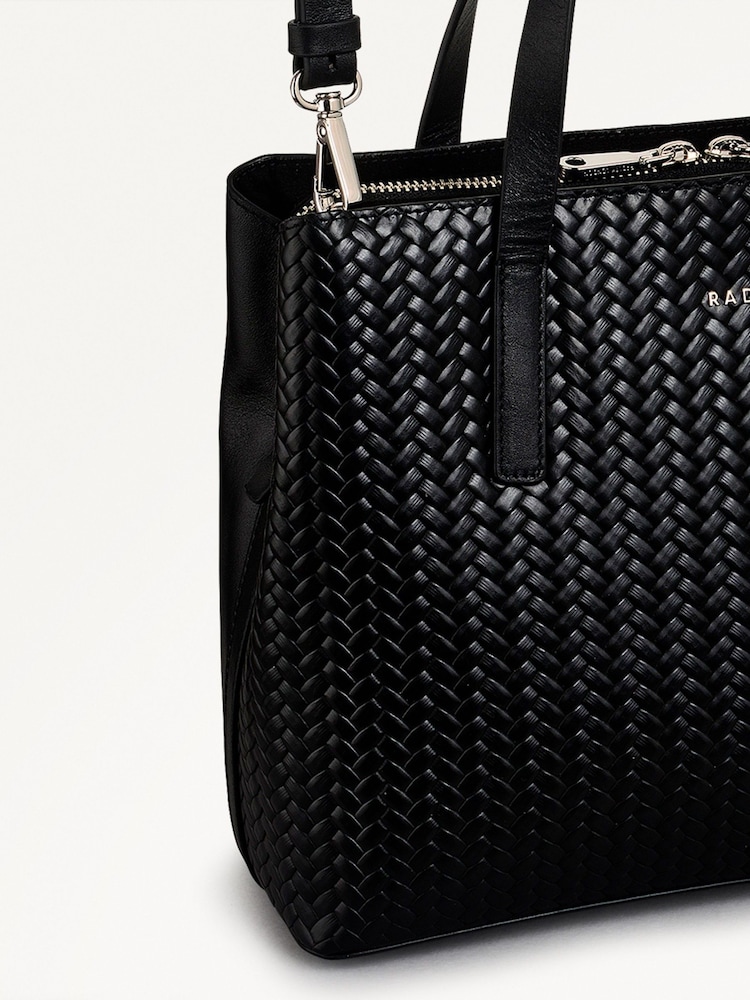Radley London Medium Dukes Place Weave Ziptop Grab Bag - Image 3 of 4