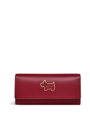 Radley London Large Red Heritage Dog Outline Flapover Matinee Purse - Image 1 of 4