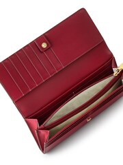 Radley London Large Red Heritage Dog Outline Flapover Matinee Purse - Image 3 of 4