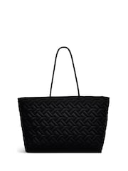 Radley Large Holland Park Quilt Zip Top Black Tote Bag - Image 2 of 6