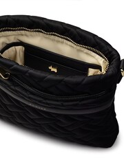 Radley Small Holland Park Quilt Zip Top Cross-Body Black Bag - Image 3 of 5