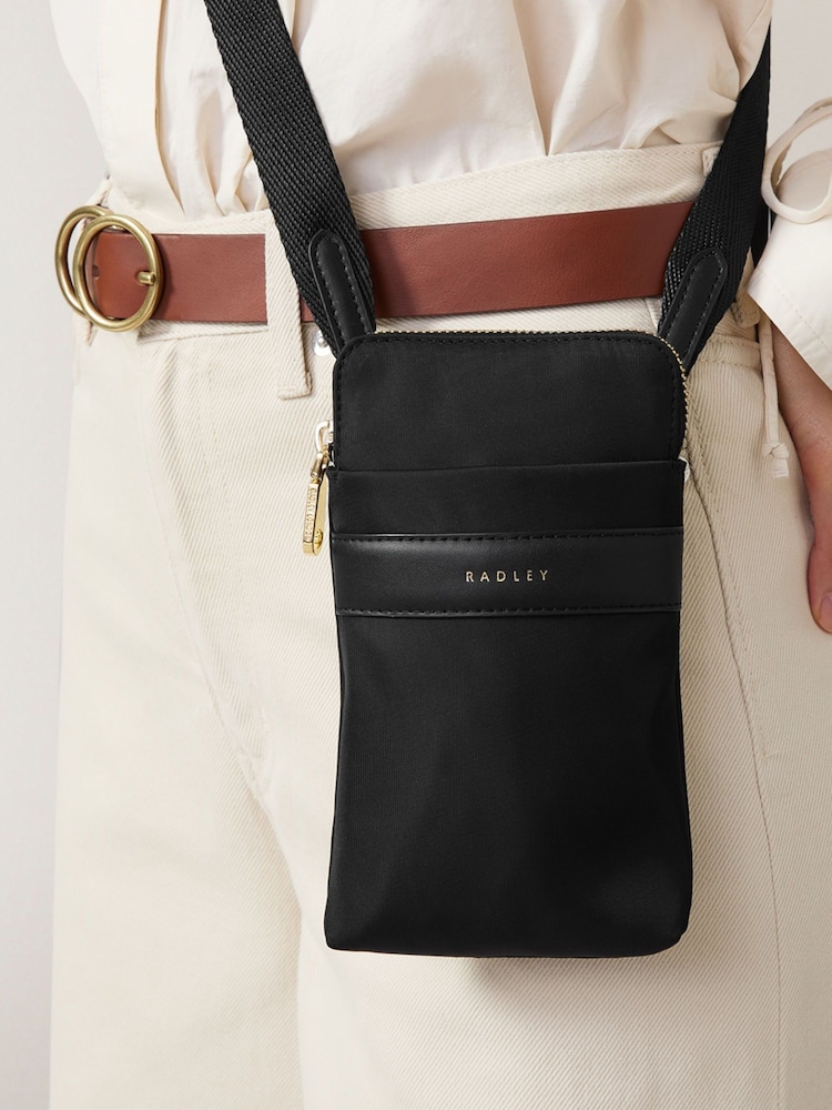 Radley London Medium Holland Park Zip Around Phone Cross-Body Black Bag - Image 5 of 5