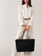 Radley Large Holland Park Zip Top Black Tote Bag - Image 5 of 5