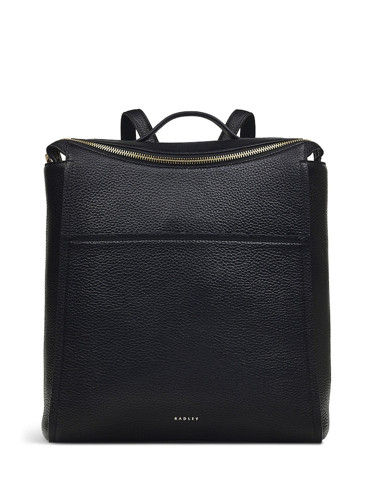 Radley London Medium Oak Street Ziptop Black Backpack - Image 1 of 5