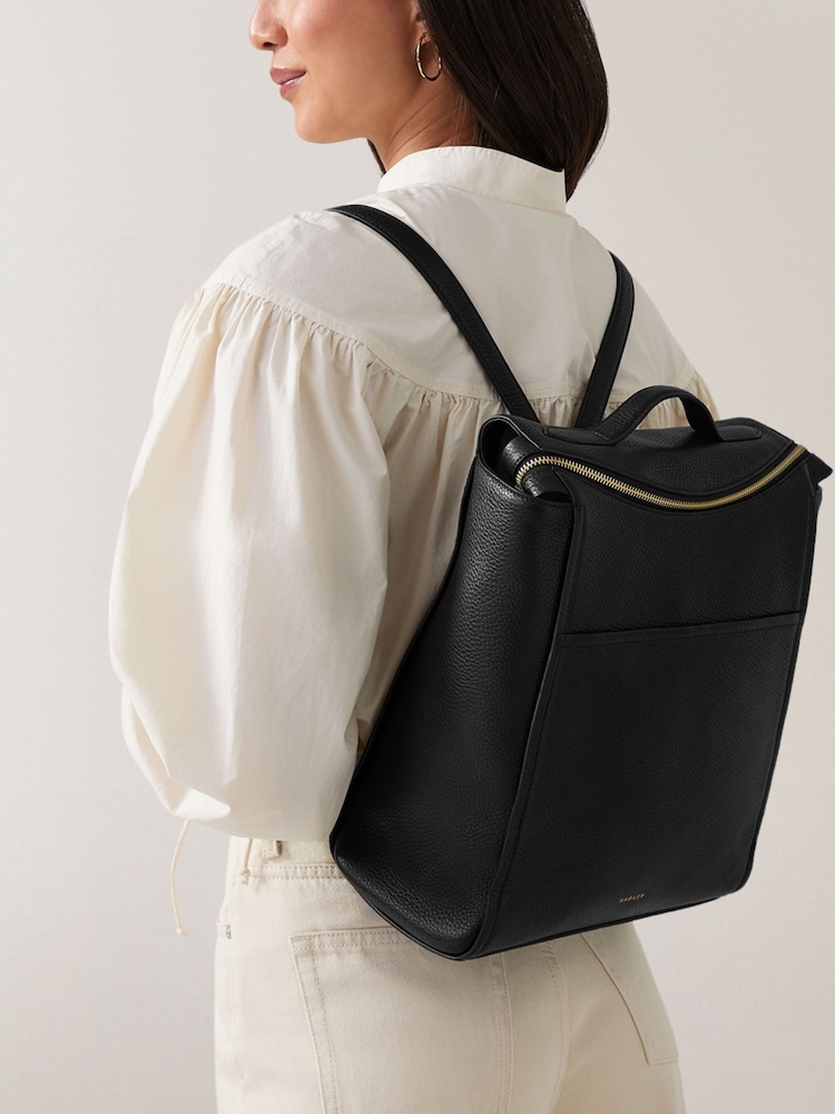 Radley London Medium Oak Street Ziptop Black Backpack - Image 5 of 5