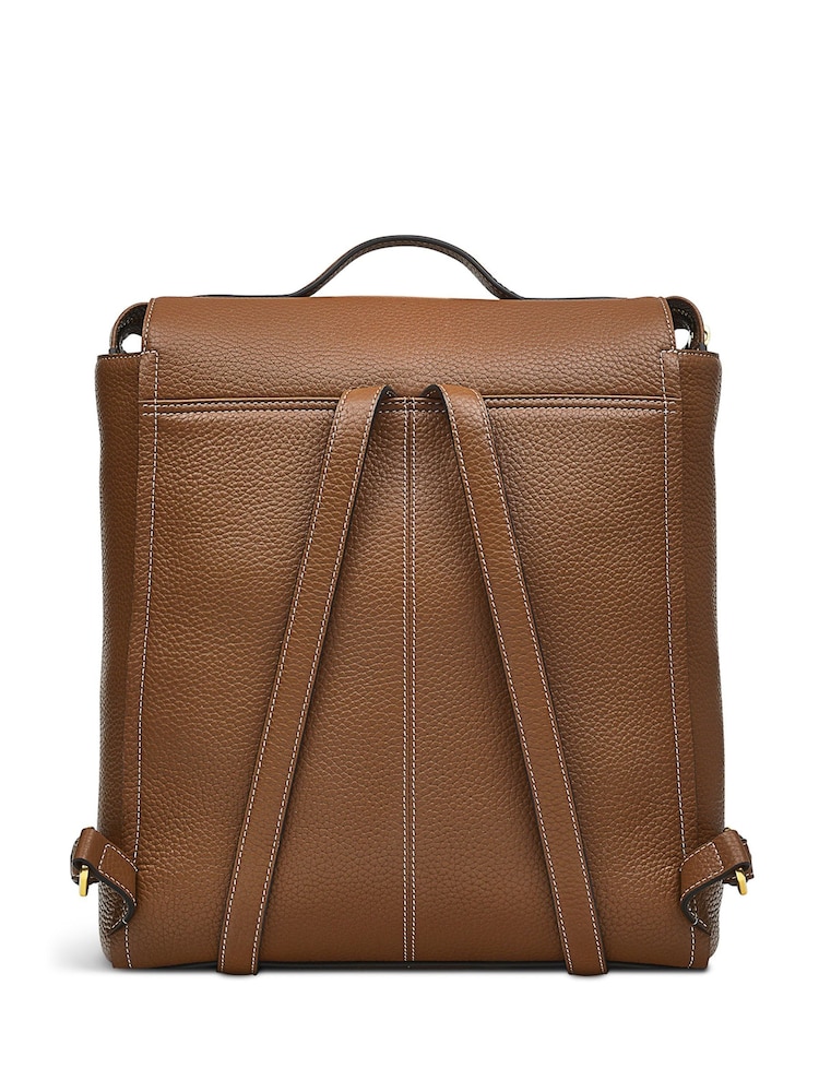 Mochila marrón mediana con cremallera Oak Street de Radley London - Imagen 2 de 5