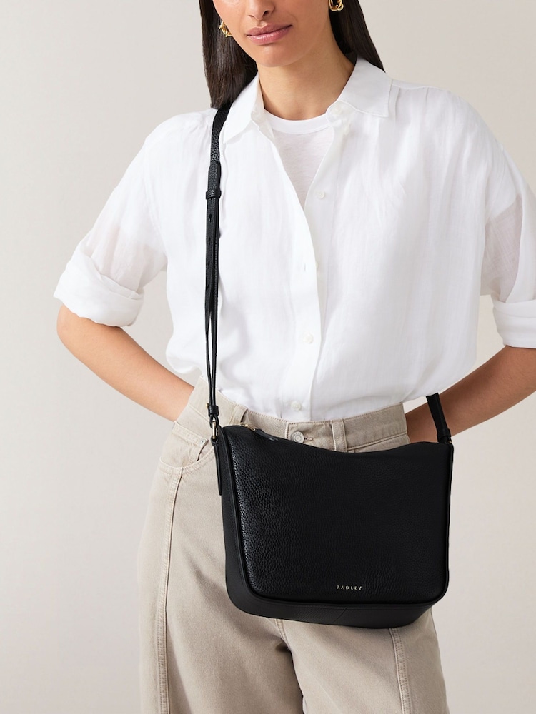 Radley London Medium Oak Street Ziptop Cross-Body Black Bag - Image 5 of 5